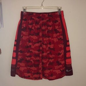 Nike Orange Boys Basketball Shorts